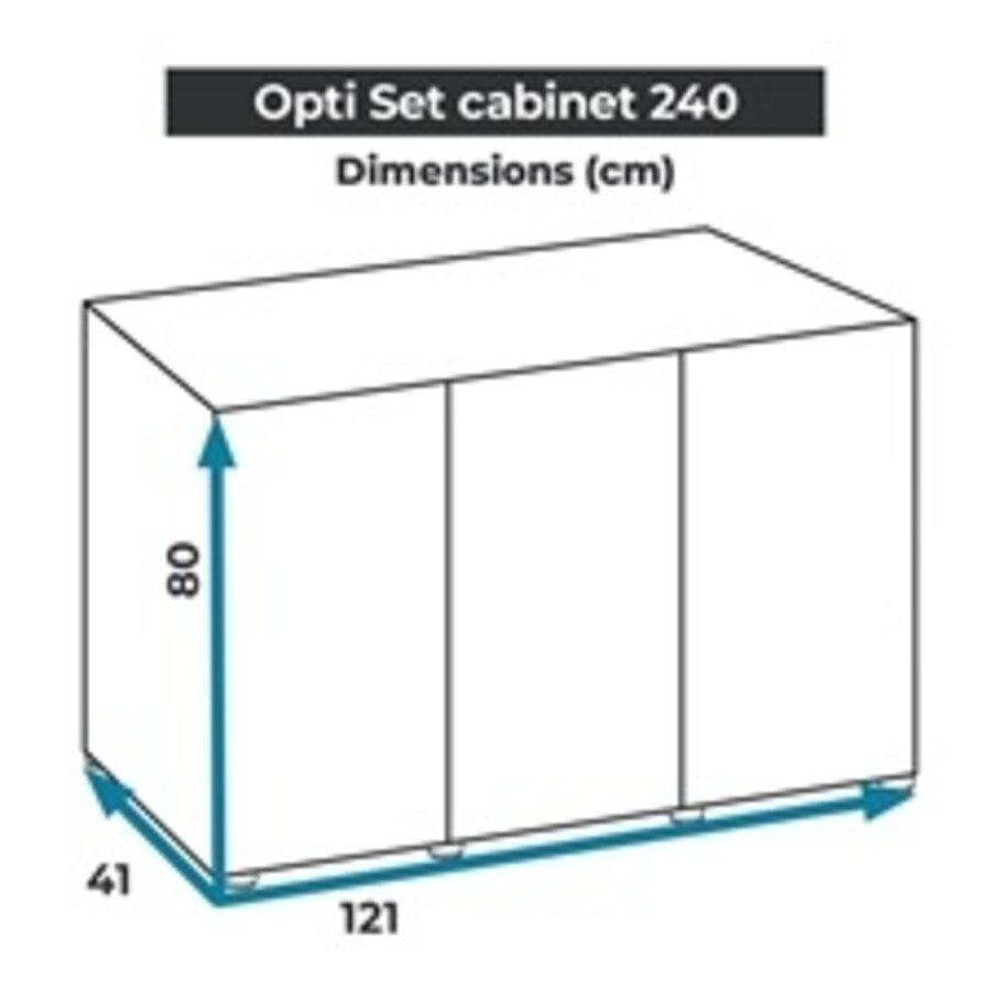 Optiset 240  | 121 x 41 x 56CM