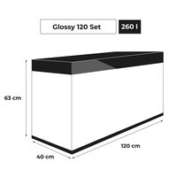 Glossy ST 120 Day&Night | 120 x 40 x 63CM