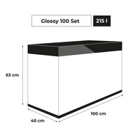Glossy ST 100 Day&Night | 100 x 40 x 63CM