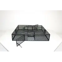 Vangkooi voor meerdere ratten | lage multi vangkooi 55x55x10,5 cm