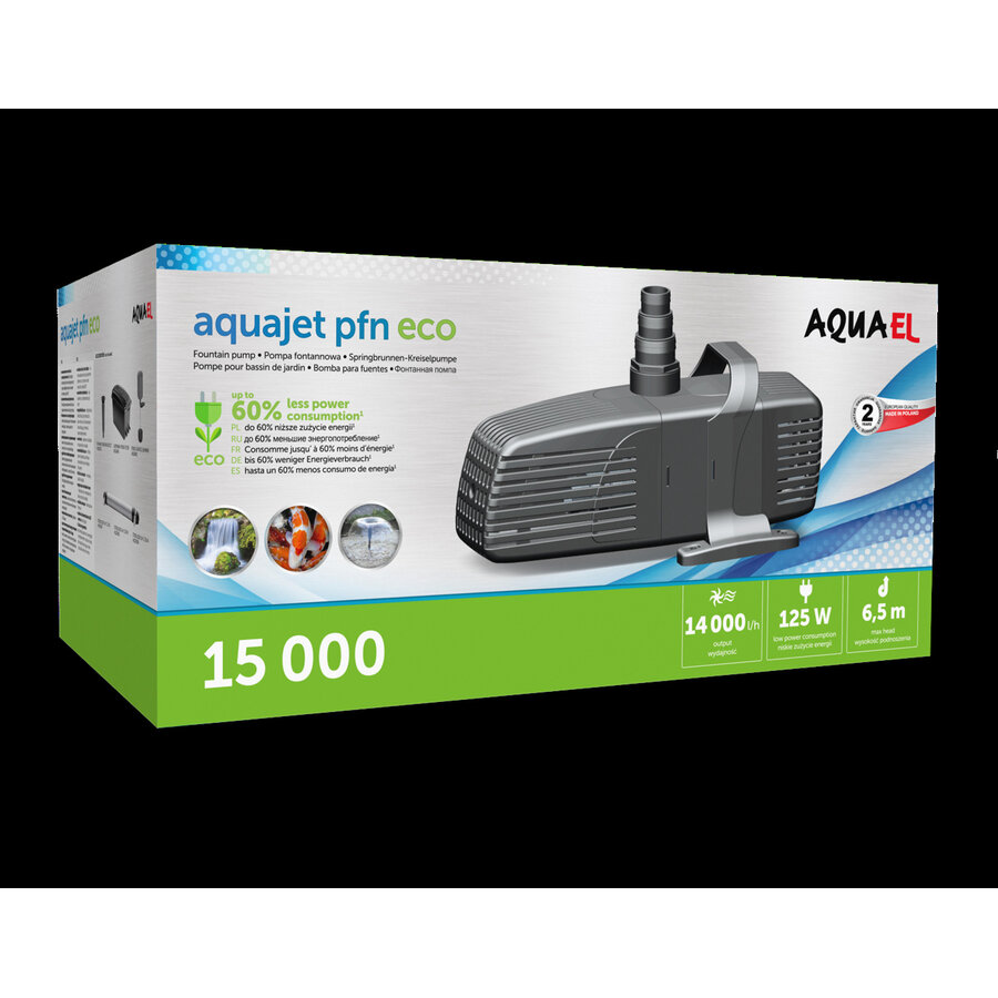 Aqua Jet PFN 15000 ECO | Energiezuinige Vijverpomp