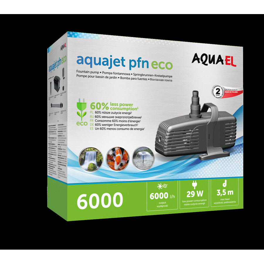 Aqua Jet PFN 6000 ECO | Energiezuinige Vijverpomp