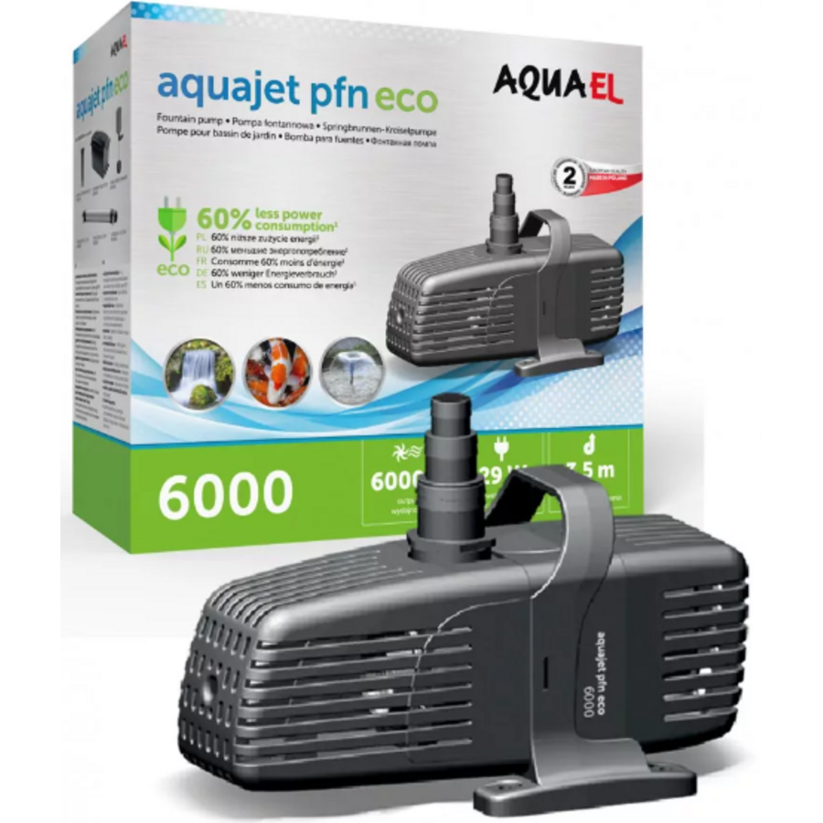 Aqua Jet PFN 6000 ECO | Energiezuinige Vijverpomp