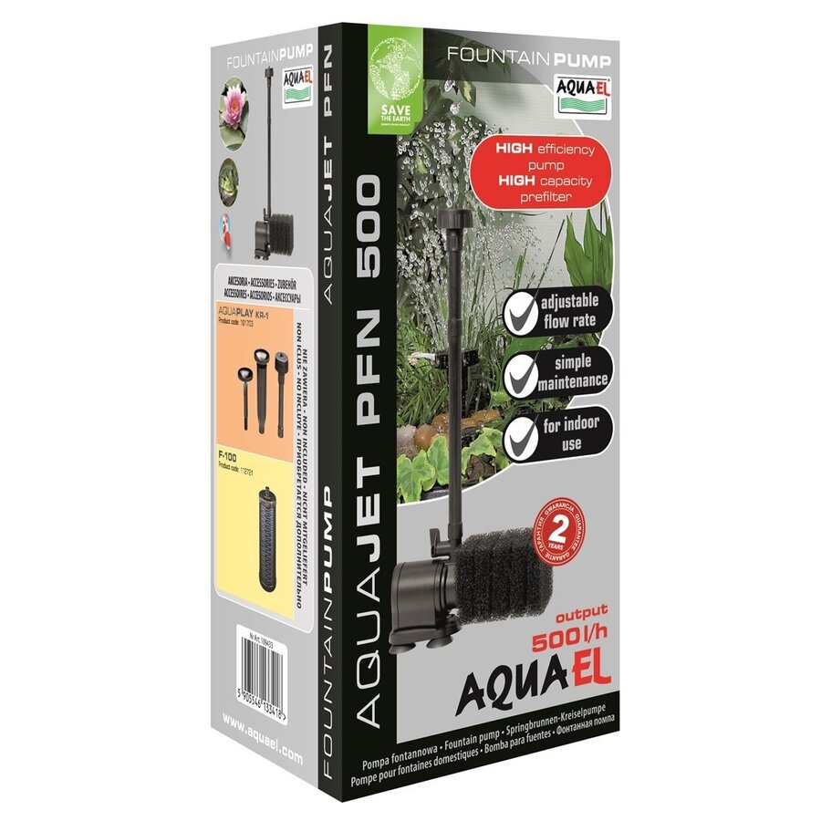 Aqua Jet PFN 500 | Vijverpomp 1,5M Snoer