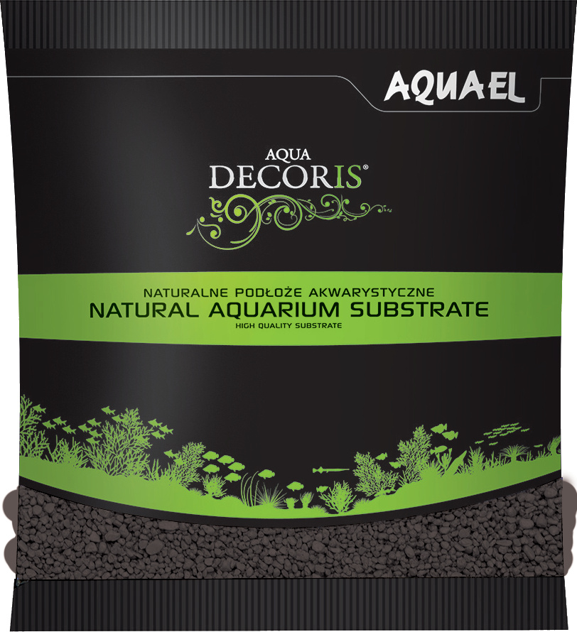 Aquael Aqua Decoris Grind 1KG Zwart