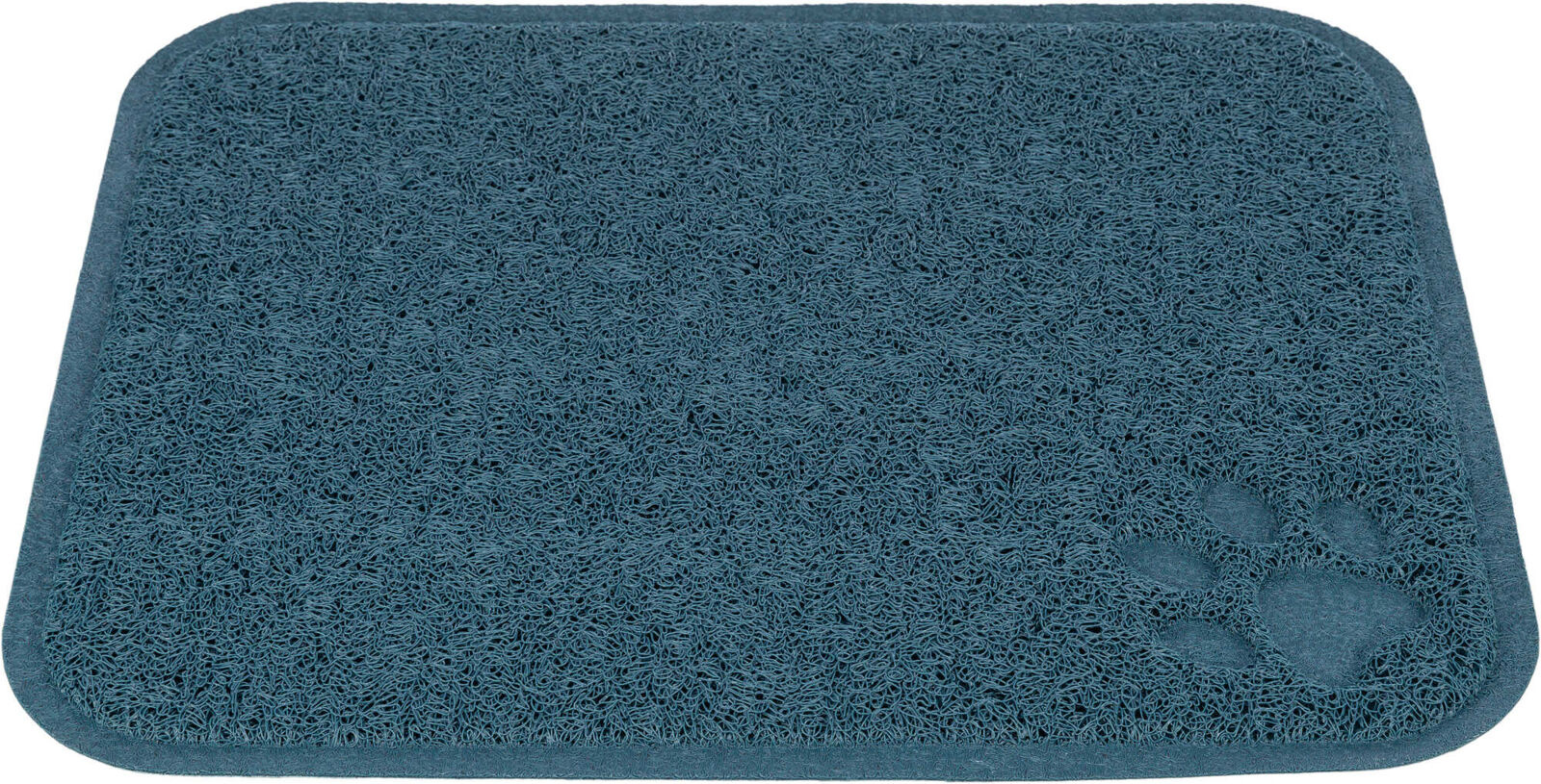TRIXIE Rechthoekige Schoonloopmat voor Kattenbakken Blauw - 37 x 45CM