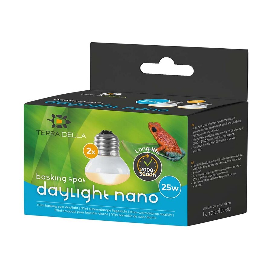 Warmtelamp Daglicht Nano 25 Watt set van 2 voor terrarium