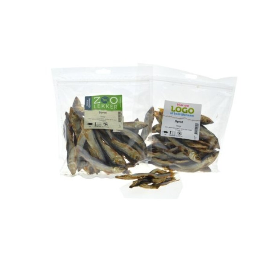 Sprot - natuurlijke gedroogde vis hondensnack 150 g
