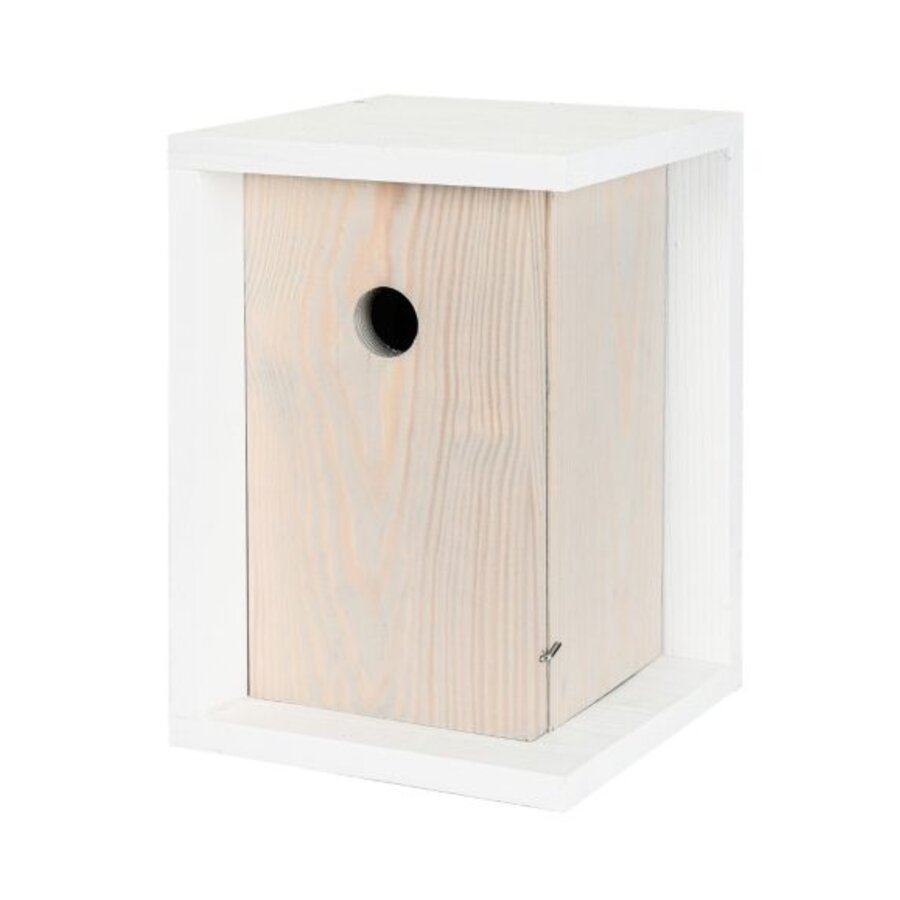 Nestkast Rosalie - stijlvol wandmodel nestkast met invliegopening 32 mm