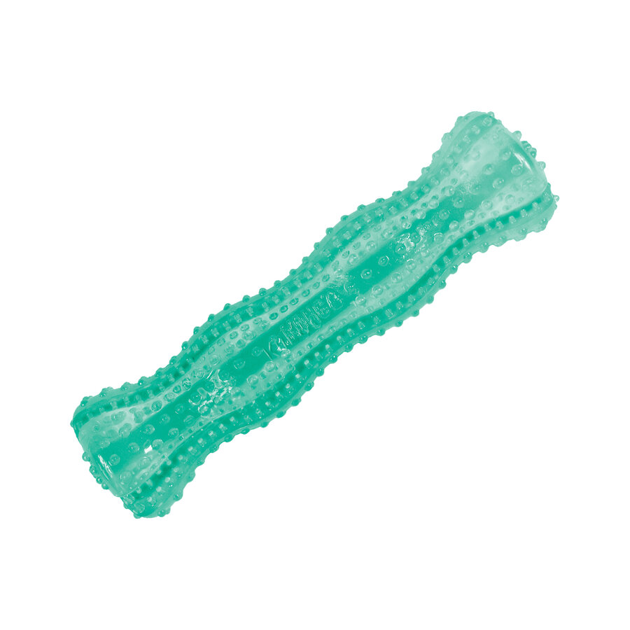 Squeezz Dental Stick medium groen | kauwspeelgoed voor honden | dental stick vulbaar met snacks