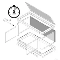 Vista Panoramic Terrarium | 90 x 45 x 45CM