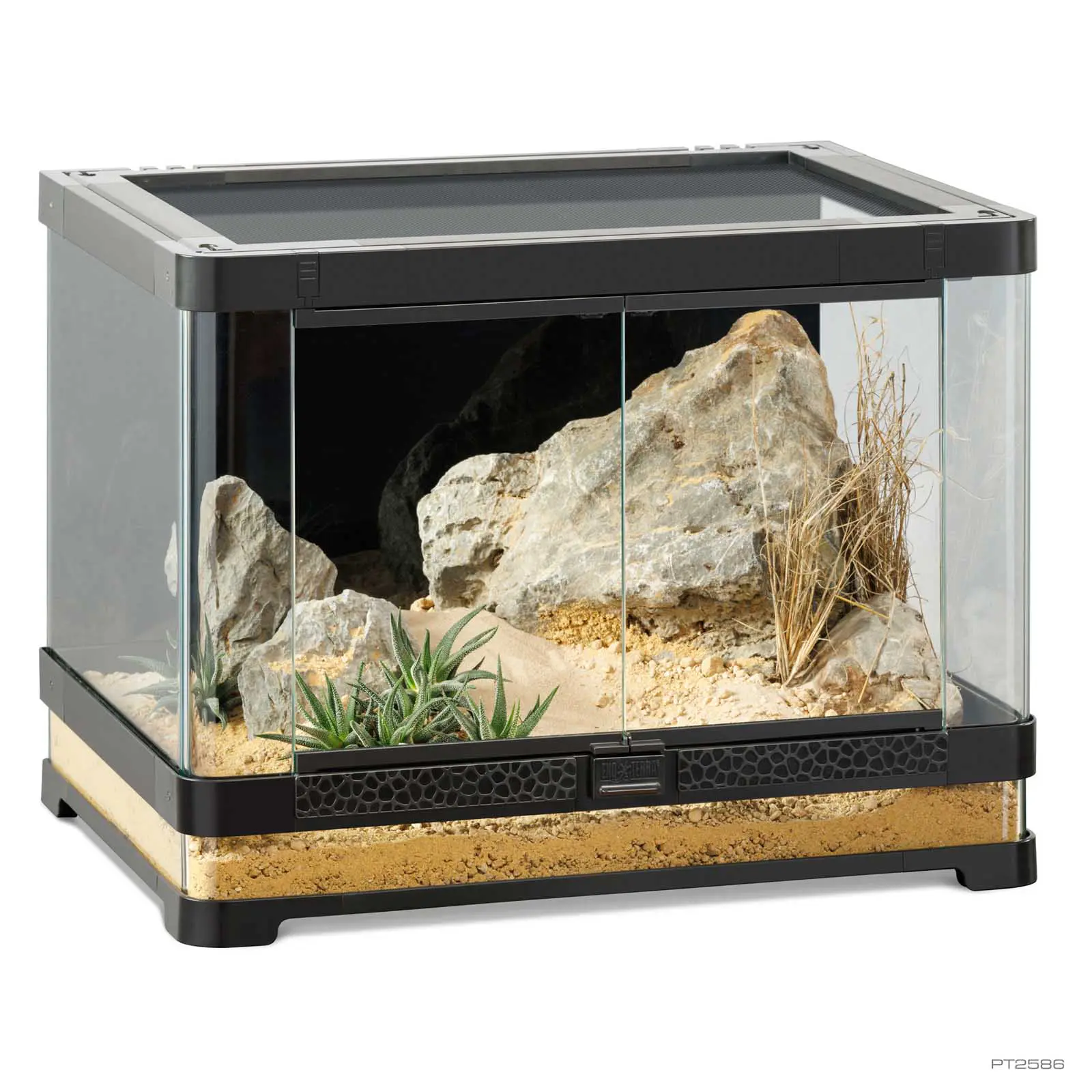 Exo terra glas terrarium achterwand 60x45x45 cm - Dierenbenodigdheden kopen? | Korting tot 45