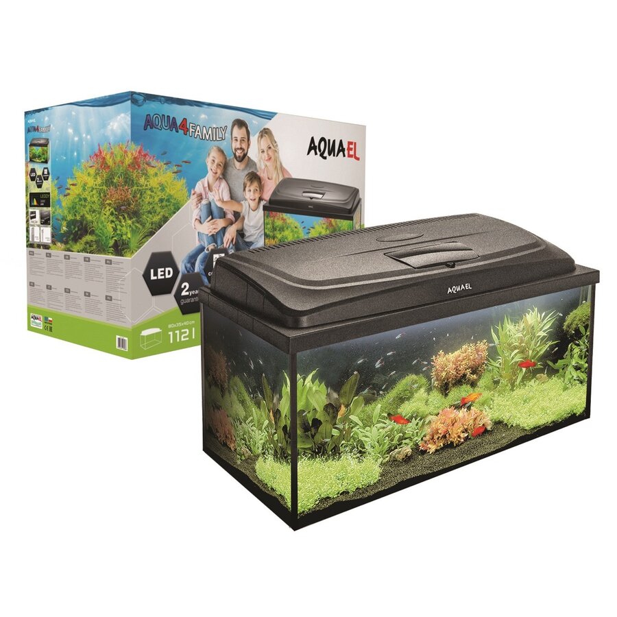 Aqua4Family 80 Straight Dag & Nacht | 112L | 80 x 35 x 40CM