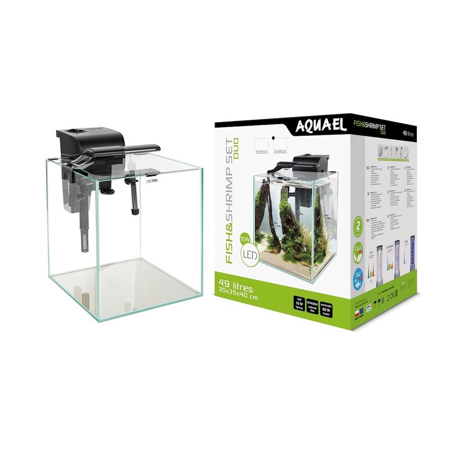Fish & Shrimp Set Duo Dag & Nacht 35 2.0 | 49L | 35 x 35 x 40CM