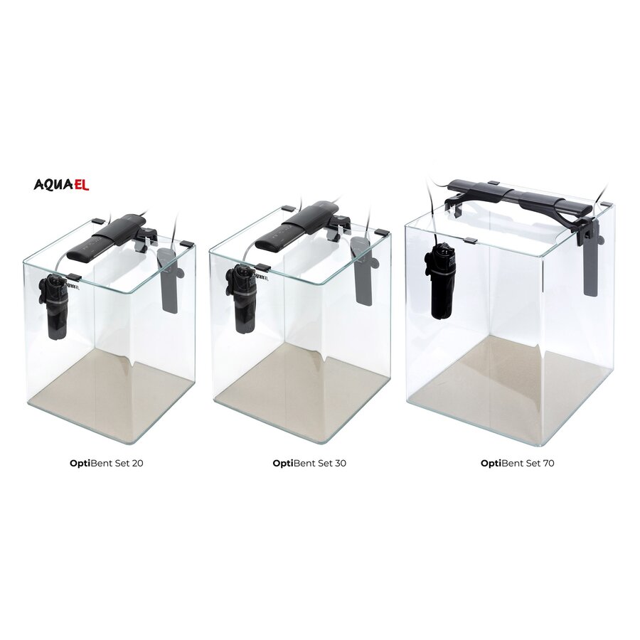 Aquarium Optibent Set 70 | 68L | 39 x 39 x 45CM
