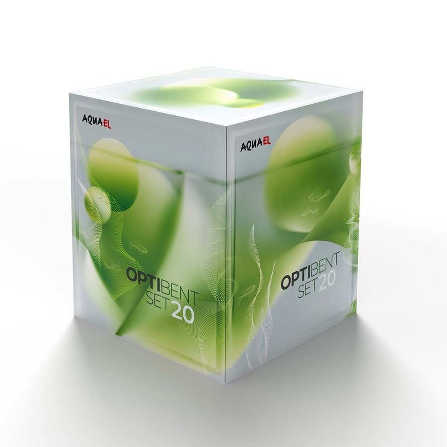 Aquarium Optibent Set 20 | 19L | 25 x 25 x 30CM