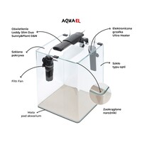 Aquarium Optibent Set 20 | 19L | 25 x 25 x 30CM