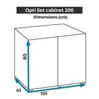 Optiset Kast 200 | 101 x 41 x 80CM