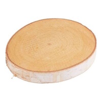 Berkschijf rond 20 cm - natuurlijke decoratie met of zonder bast voor terrarium of interieur