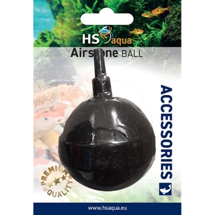 Pond Airstone Bal Zwart Blister 50MM