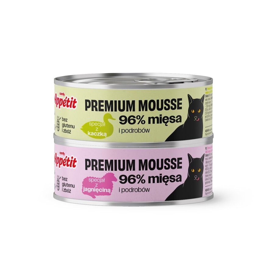 Premium natvoer mousse voor volwassen katten 85 g | graanvrij