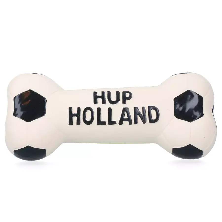 Oranje Latex Hondenspeeltje WK Bot | extra sterk natuurlijk latex