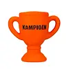 Oranje Latex Hondenspeeltje WK Beker