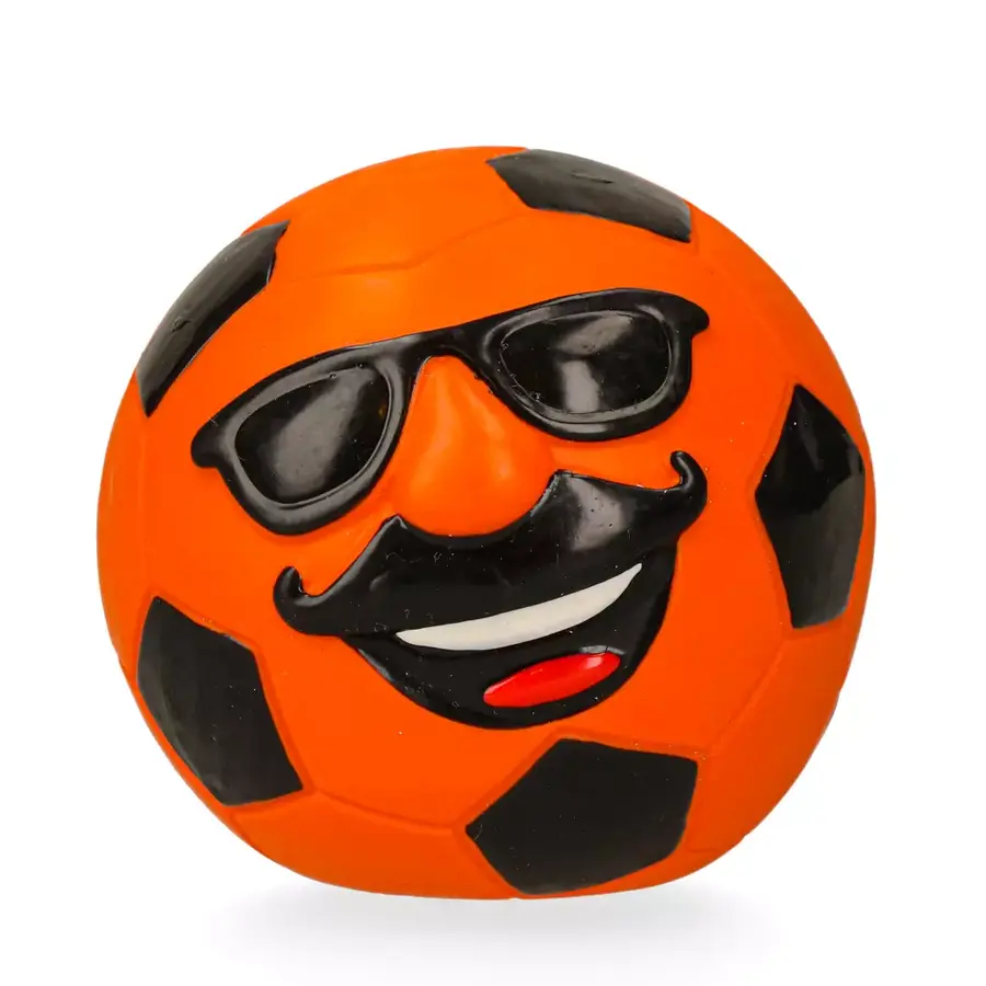 Oranje Mr. Dutch hondenbal | natuurlijk latex