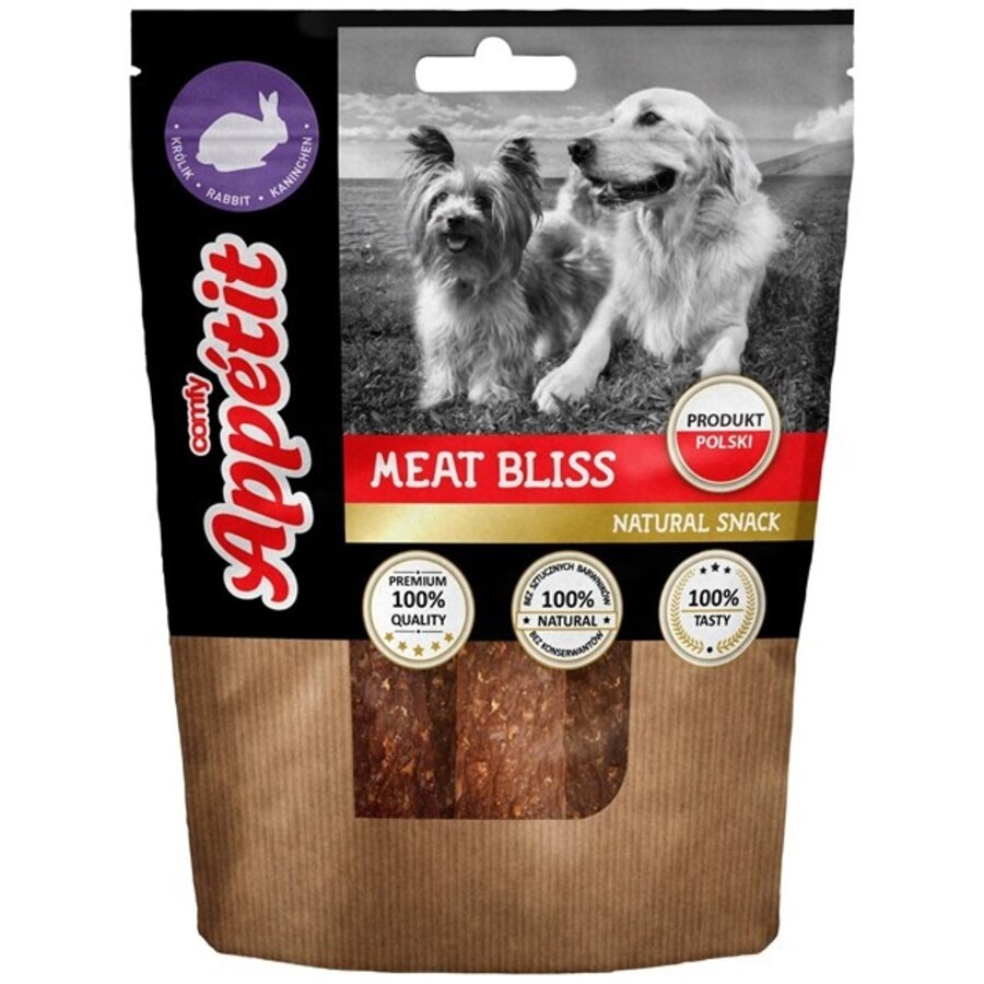 Natuurlijke vleesreepjes voor honden 100 g - trainingssnack en beloning