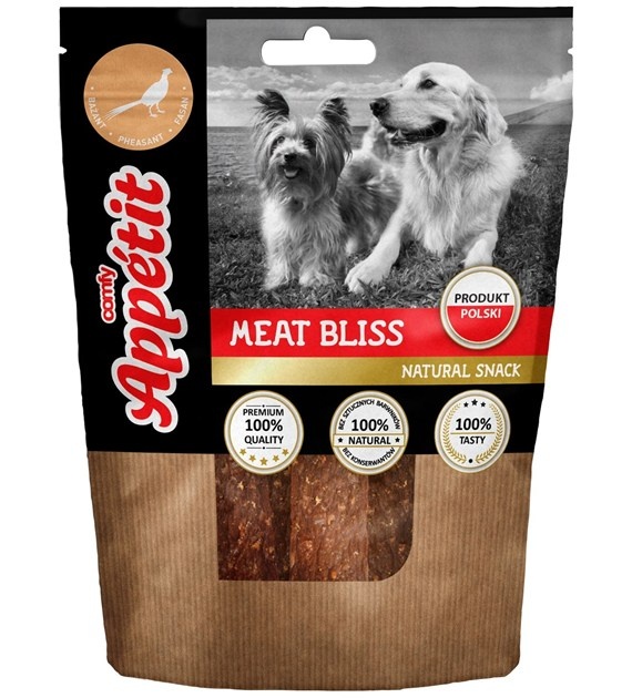 Comfy Appetit Natuurlijke vleesreepjes voor honden 100 g - trainingssnack en beloning Pheasant - Fazant