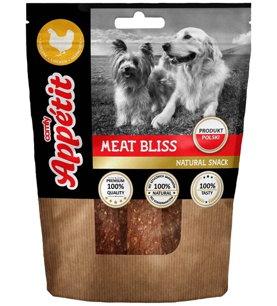 Comfy Appetit Natuurlijke vleesreepjes voor honden 100 g - trainingssnack en beloning Chicken - Kip