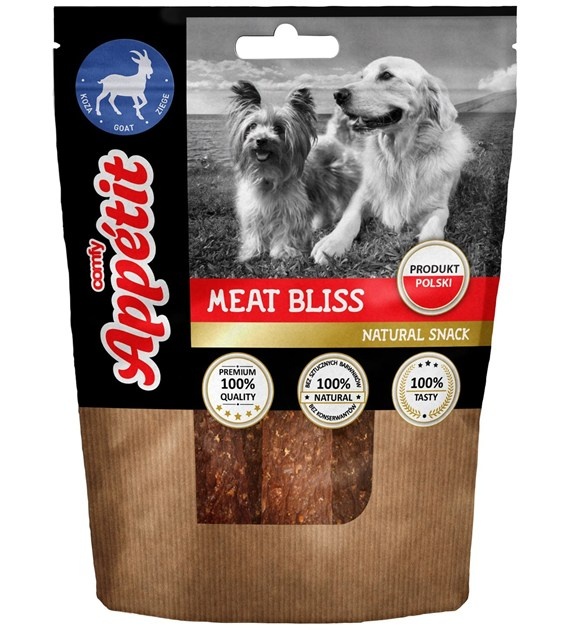 Comfy Appetit Natuurlijke vleesreepjes voor honden 100 g - trainingssnack en beloning Goat - Geit
