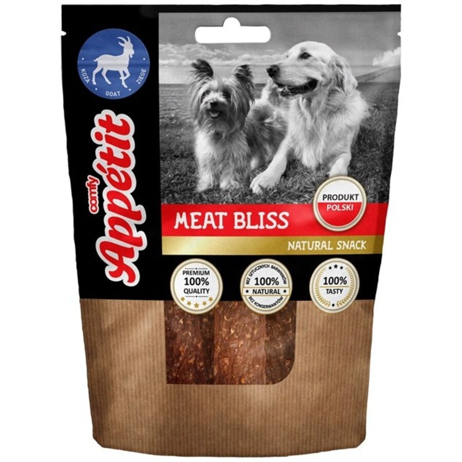 Natuurlijke vleesreepjes voor honden 100 g - trainingssnack en beloning