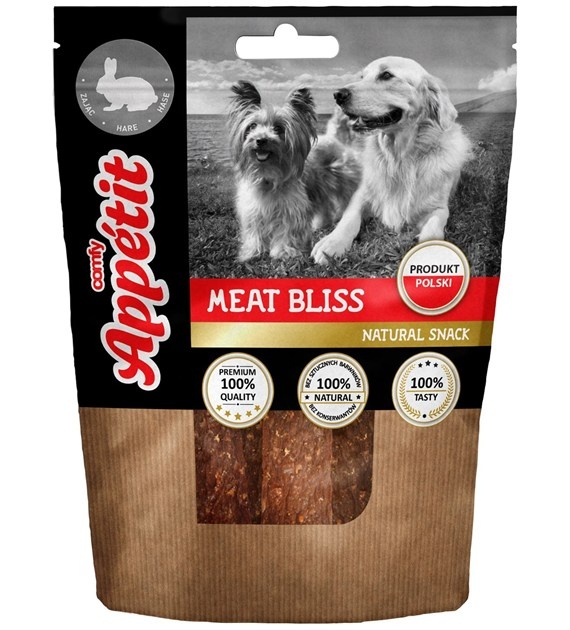 Comfy Appetit Natuurlijke vleesreepjes voor honden 100 g - trainingssnack en beloning Hare - Haas