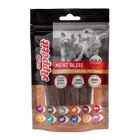 Natuurlijke vleesreepjes voor honden 100 g - trainingssnack en beloning