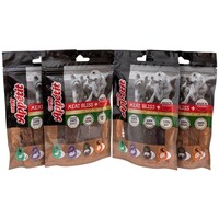 Natuurlijke vleesreepjes hond 100 g | snack met fruit en groente