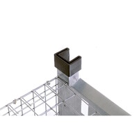 Opzetstukken voor opfokkooi set van 4 voor stapelen van metalen kooien