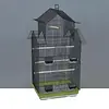 Hoge vogel kooi Type 802