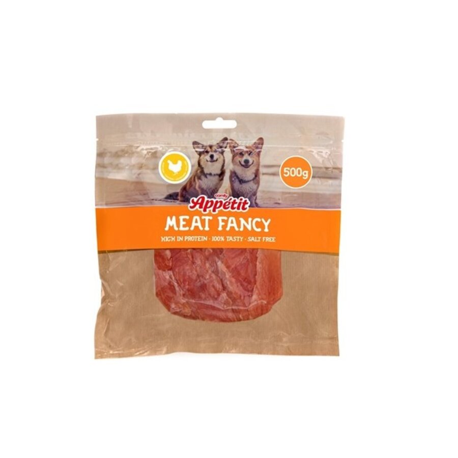 Gedroogde kipfilet hondensnack eiwitrijk glutenvrij 100 g