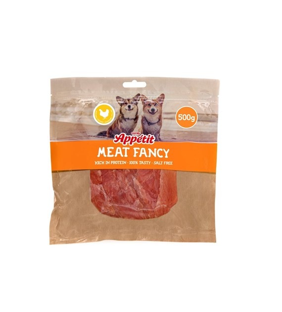 Comfy Appetit Gedroogde kipfilet hondensnack eiwitrijk glutenvrij 100 g