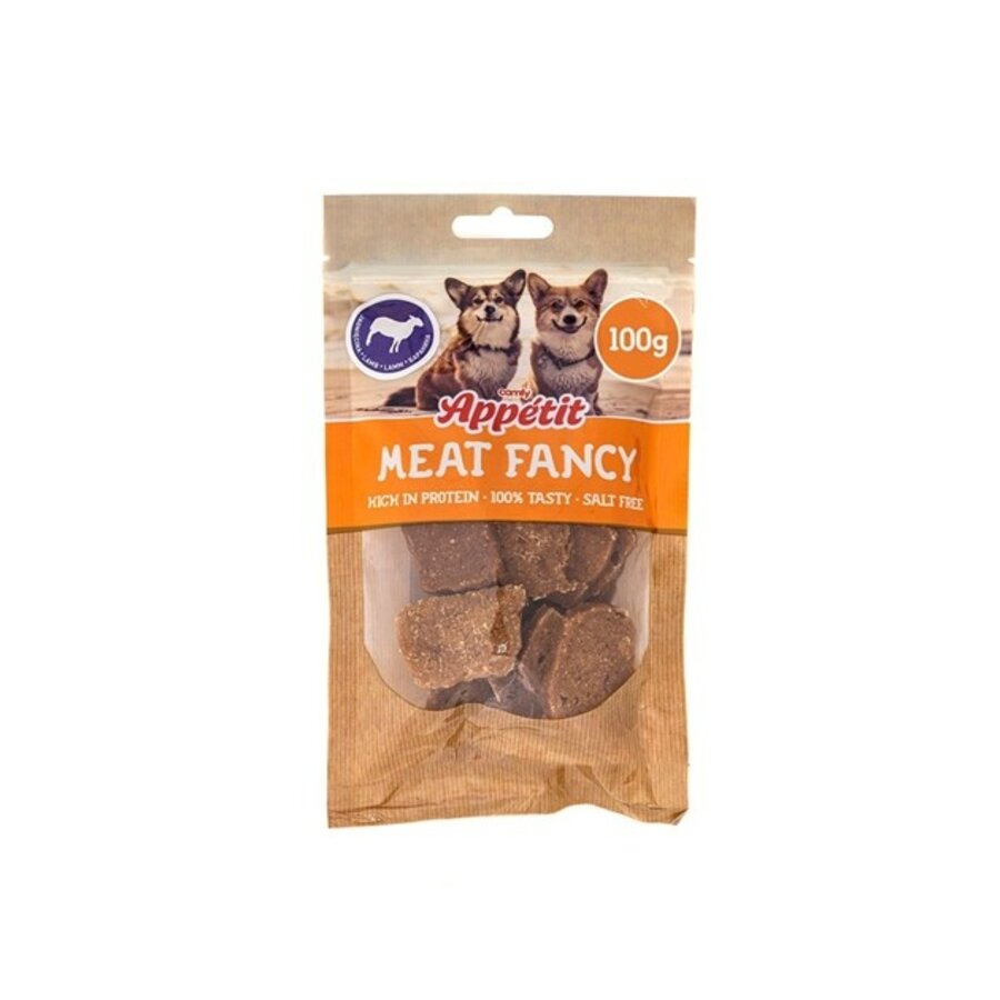 Lamsfilet hondensnack 100 g | zachte graanvrije beloningssnack voor honden