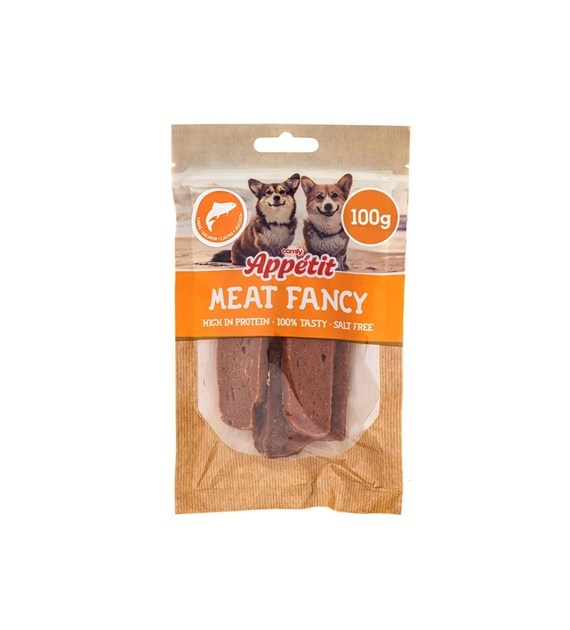 Comfy Appetit Vleesfranje zalm hondensnack 92% zalm 100 g