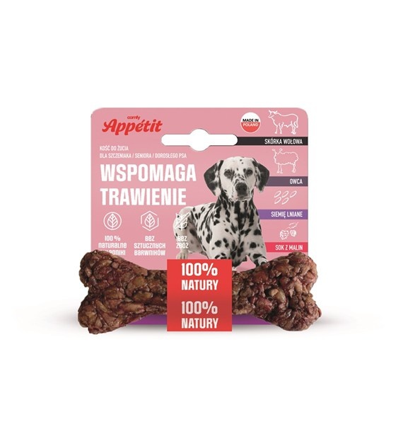 Comfy Appetit Functioneel bot ondersteunt de spijsvertering &VerticalLine; 12 cm natuurlijke kauwsnack voor honden