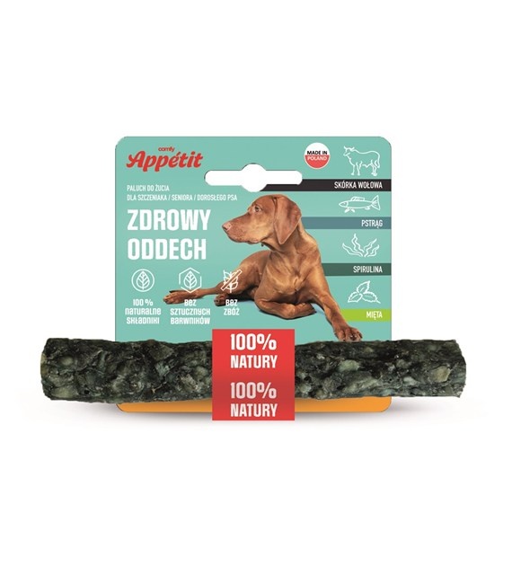 Comfy Appetit Healthy Breath kauwbot voor honden 15CM &VerticalLine; 35 g &VerticalLine; gebitsverzorgende hondensnack zonder granen