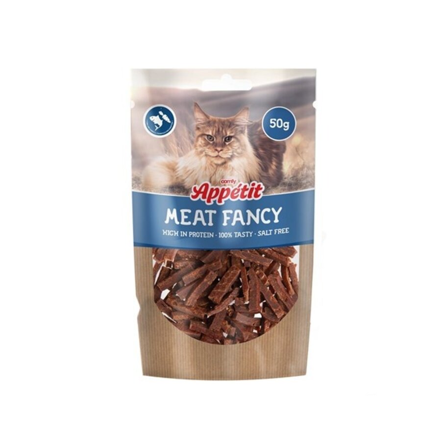 Eiwitrijke graanvrije kattensnack met tonijn en wortel 50 Gram