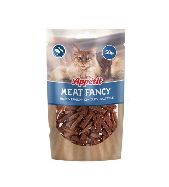 Comfy Appetit Eiwitrijke graanvrije kattensnack met tonijn en wortel 50 Gram