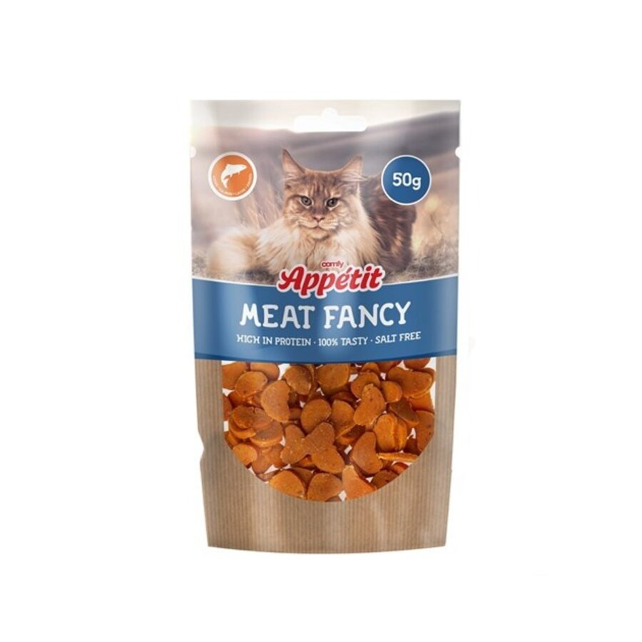 Zalmbites voor katten 50 Gram | eiwitrijke zalmsnack