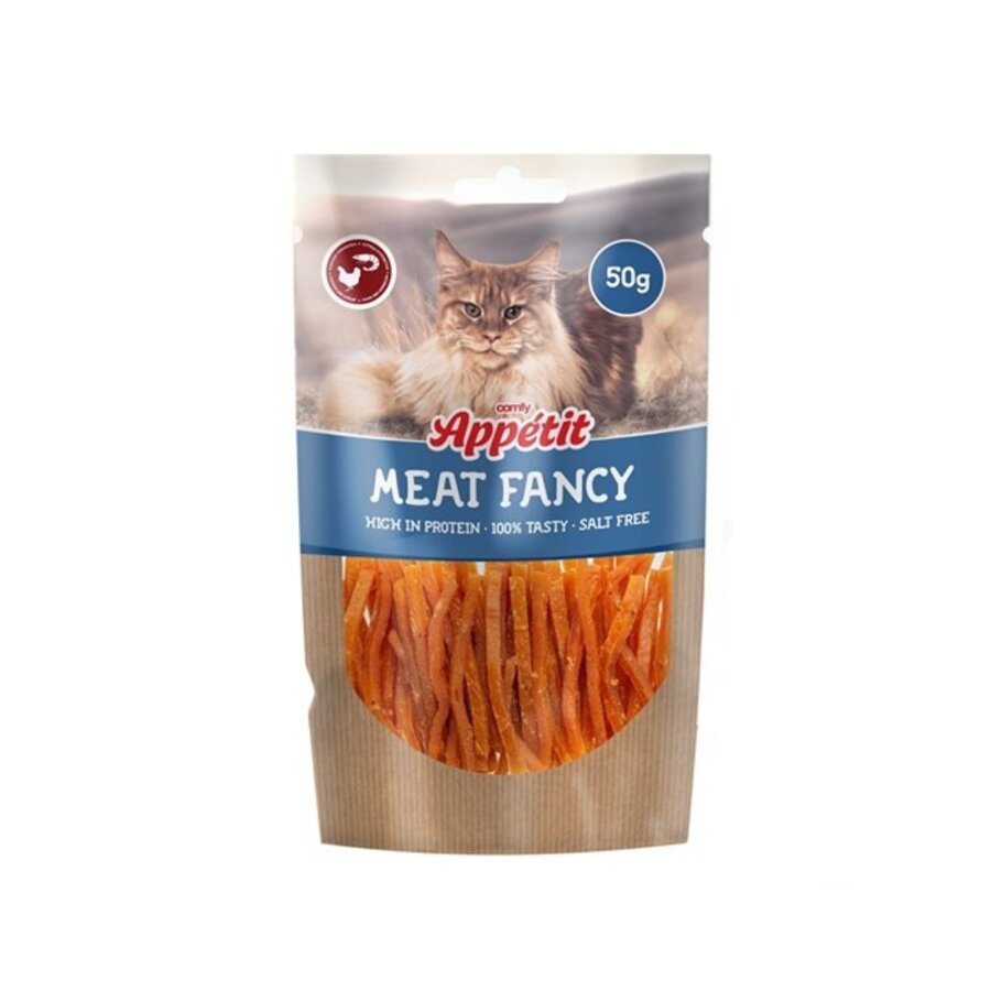 Eiwitrijke kattensnack kip & garnalen 50 Gram