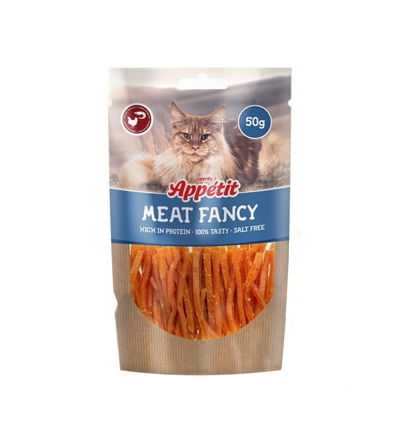 Comfy Appetit Eiwitrijke kattensnack kip & garnalen 50 Gram