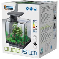 Superfish Qubiq 15 LED | 15L | 25 x 25 x 35CM Zwart